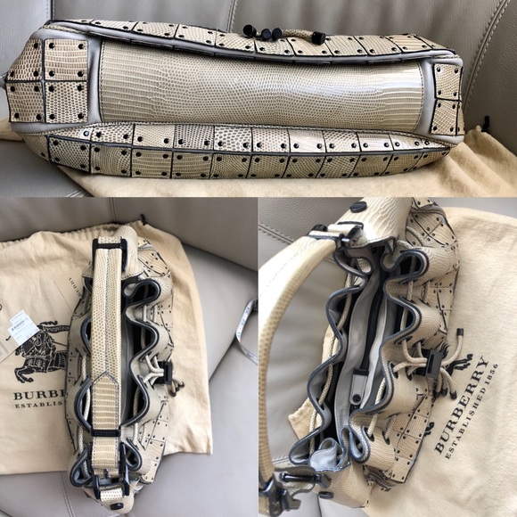 Burberry Prorsum Lizard Warrior Hobo 2008 IT BAG - Picture 4 of 8